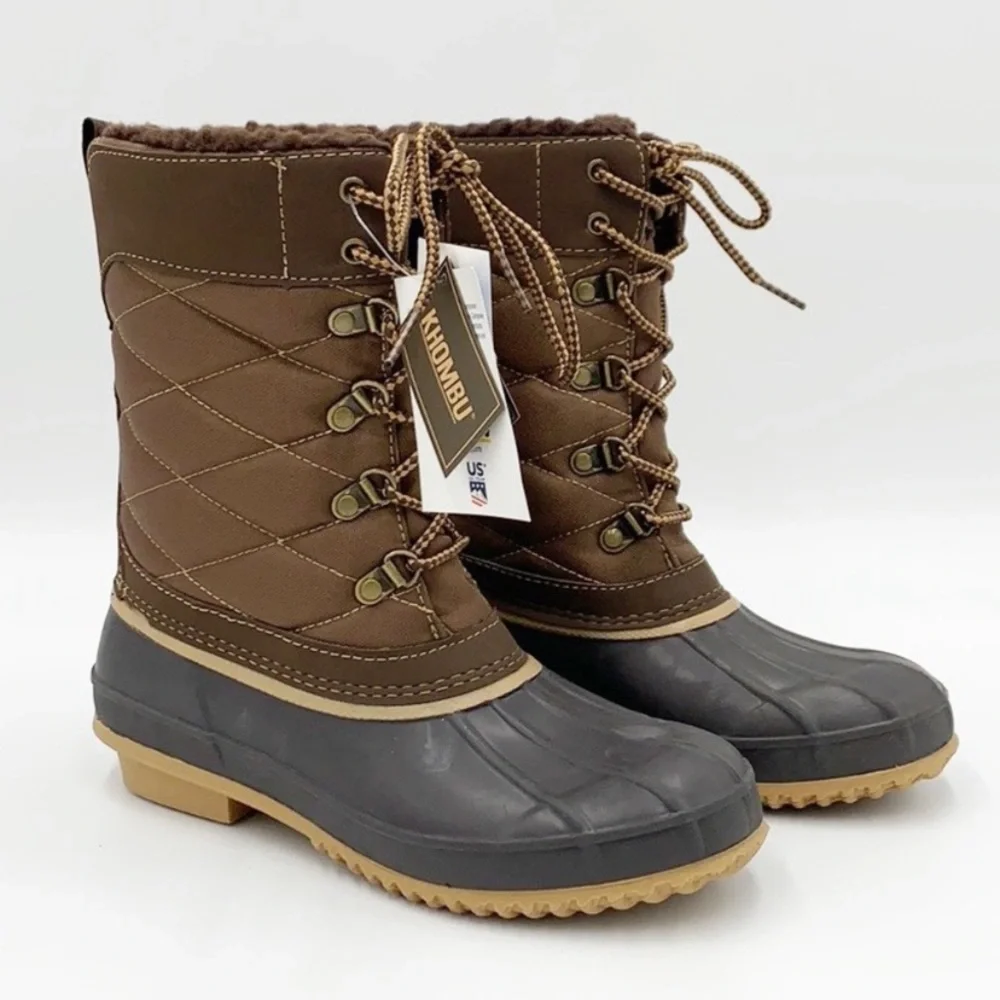 NWT Khombu Annabel Tufted Duck Boots Women’s 9/10 - Picture 8 of 15